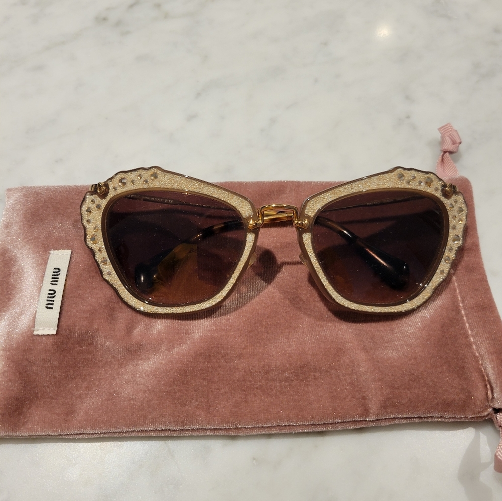 Miu Miu Sparkle Sunglasses
